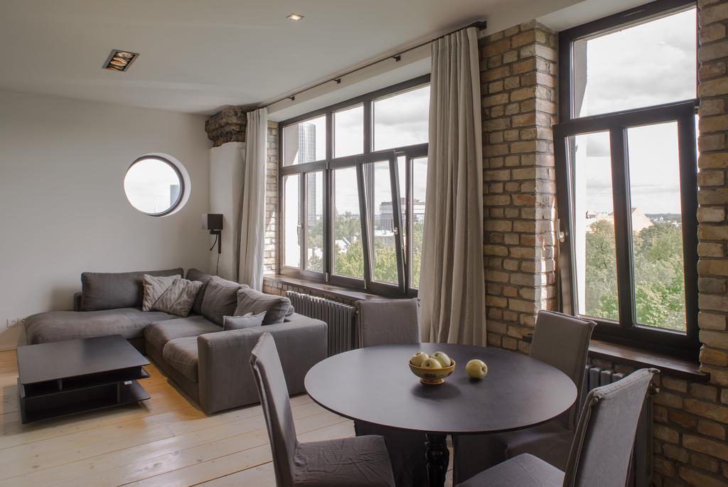 Riga Luxury Loft With Terrace Appartement Buitenkant foto